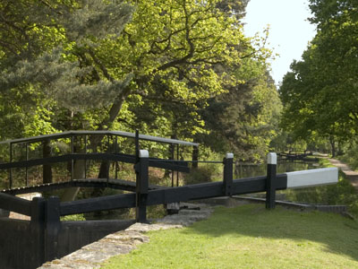 The Basingstoke canal,Pirbright,Surrey.